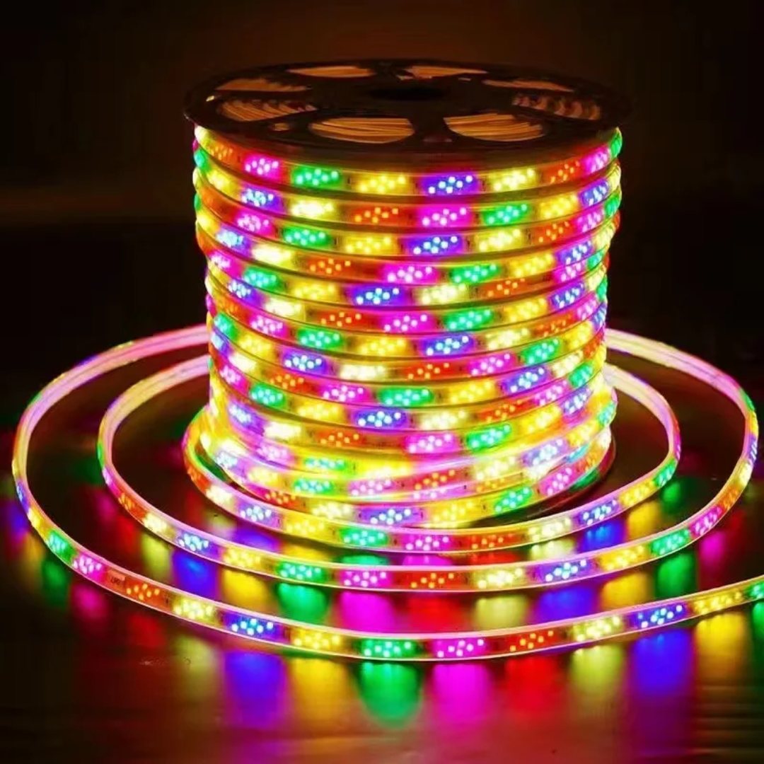 High Quality RGB Smart LED Strip Lights Kit Dream Color Flexible PVC for IP65 Landscape Decoration Remote Control