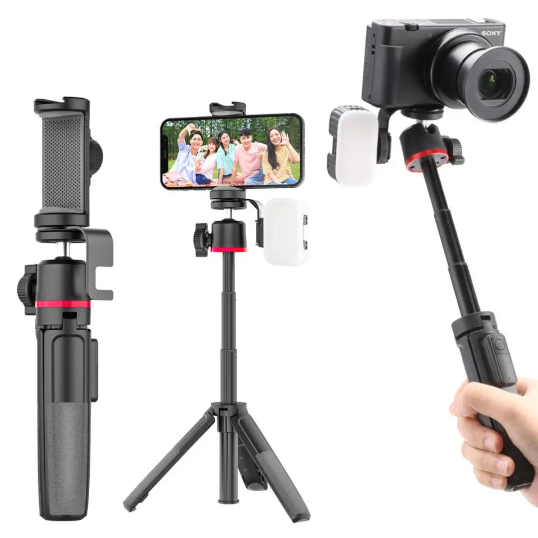 Camera Mini Tripod Flexible Cell Phone Holder Stand Selfie Stick Camera Stand Smart Phone Stand