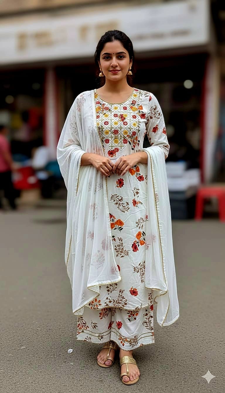 Three Piece  Cotton febrics