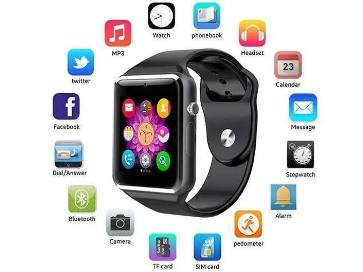 A1 Smart watch সিম মেমোরি সাপোর্টেট স্মার্ট ওয়াচ