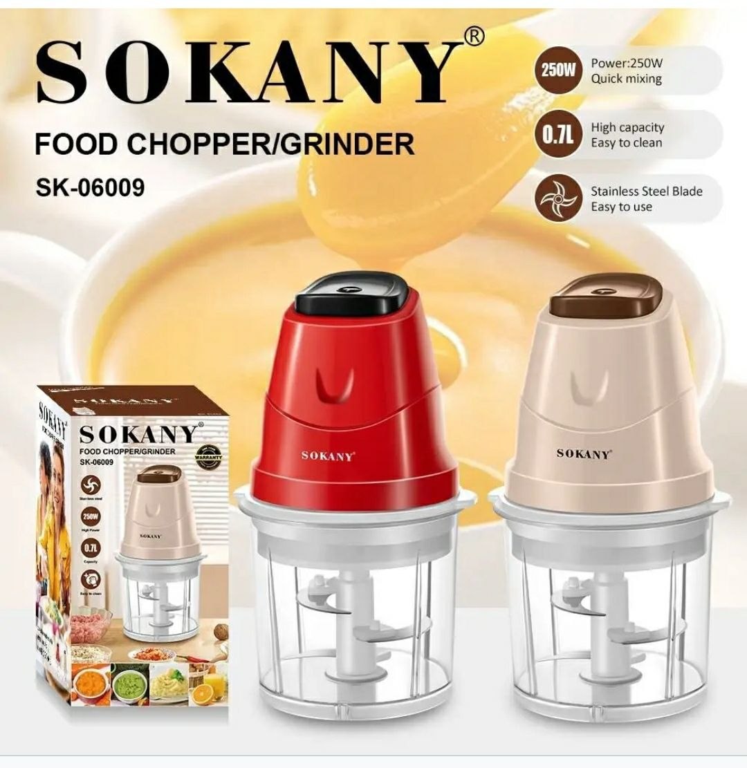 Sokany food chopper and grinder