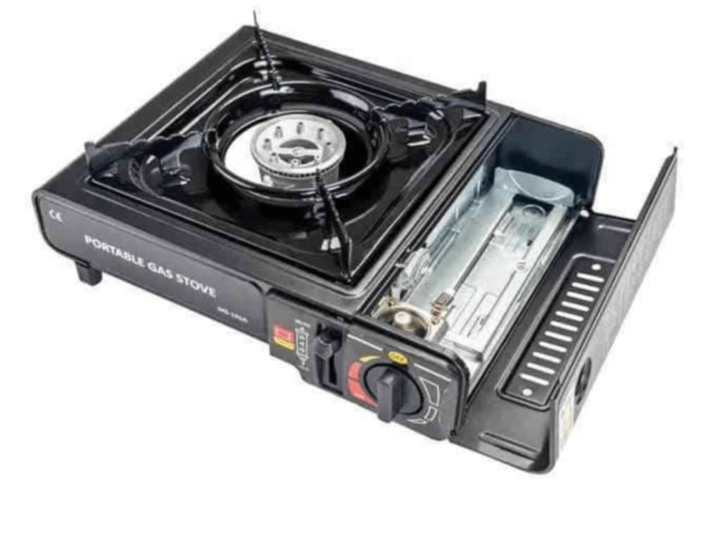 Potable mini gas stove with bottle