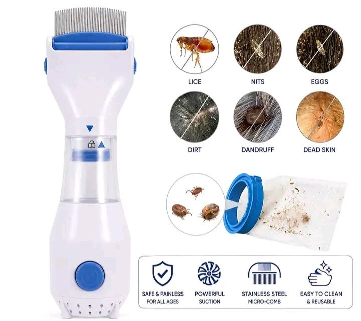 V-Comb Lice Vacuum Remover