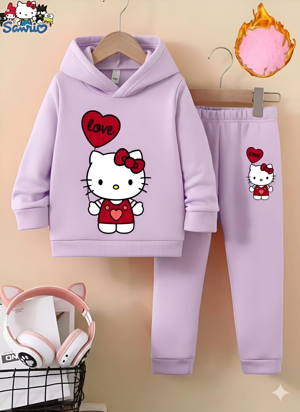 Elegant Stylish Kids Hoodie Set