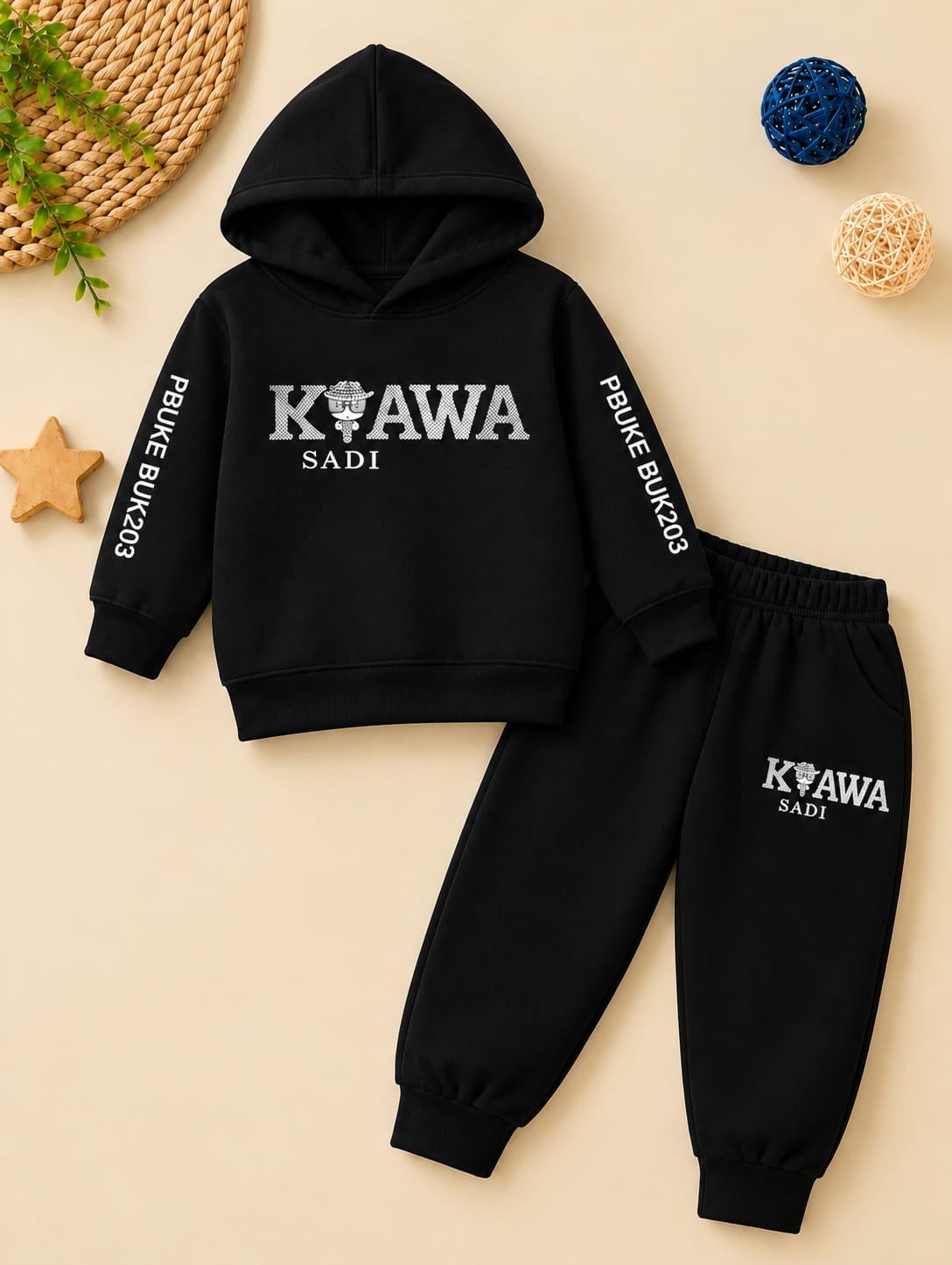 Elegant Stylish Kids Hoodie Set