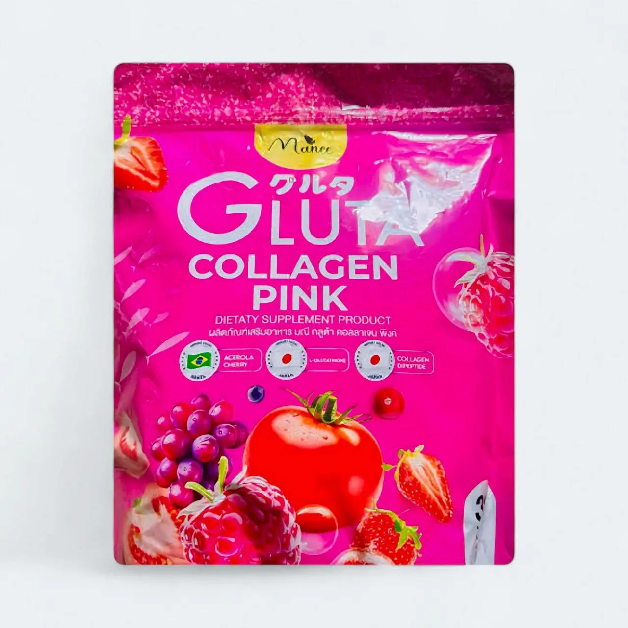 Manee Gluta Collagen Pink Juice 30 sachets in 1 packet